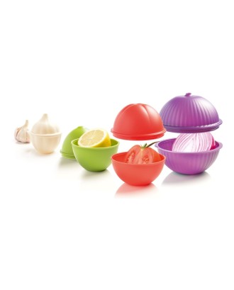 Set de 4 recipiente pentru pastrarea fructelor si legumelor - MASTRAD